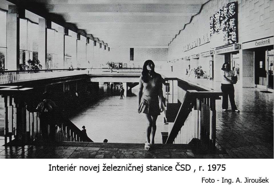 Železničná stanica interiér